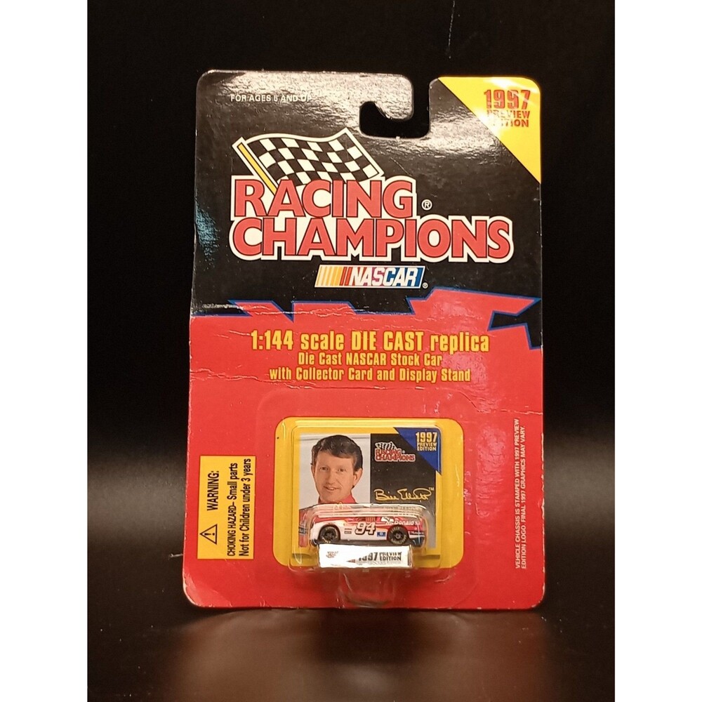 Nascar Racing Champions 1997 Preview Edition 1:144 Bill Elliott Diecast Car NEW